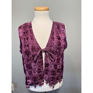 90s Cottage‎ Core Hippie Boho Chic Vintage Stunning Vest